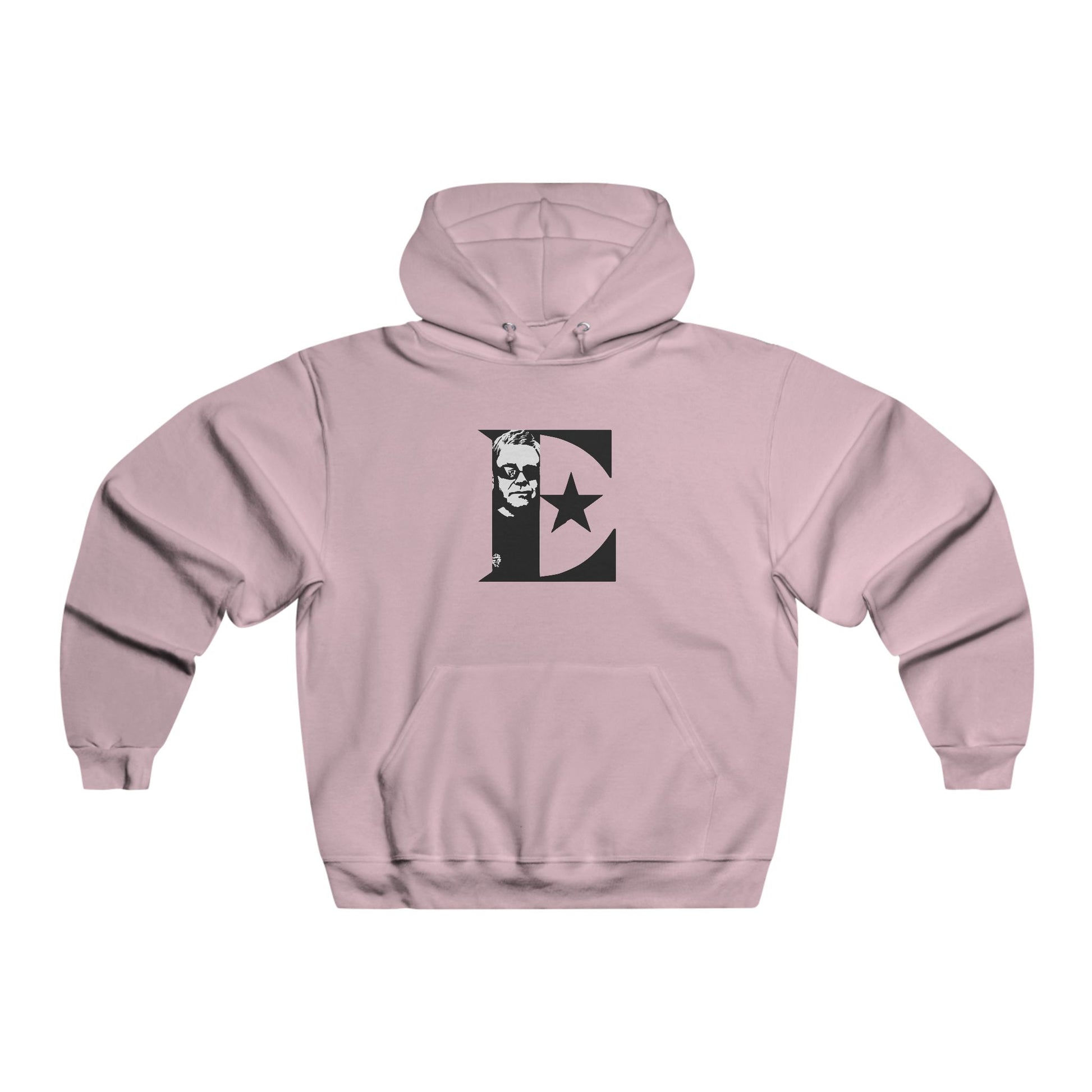 Black & White Portrait Men's NUBLEND® Hooded Sweatshirt - snazzymerch