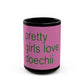 Green Text Statement Black Mug (11oz, 15oz) - snazzymerch