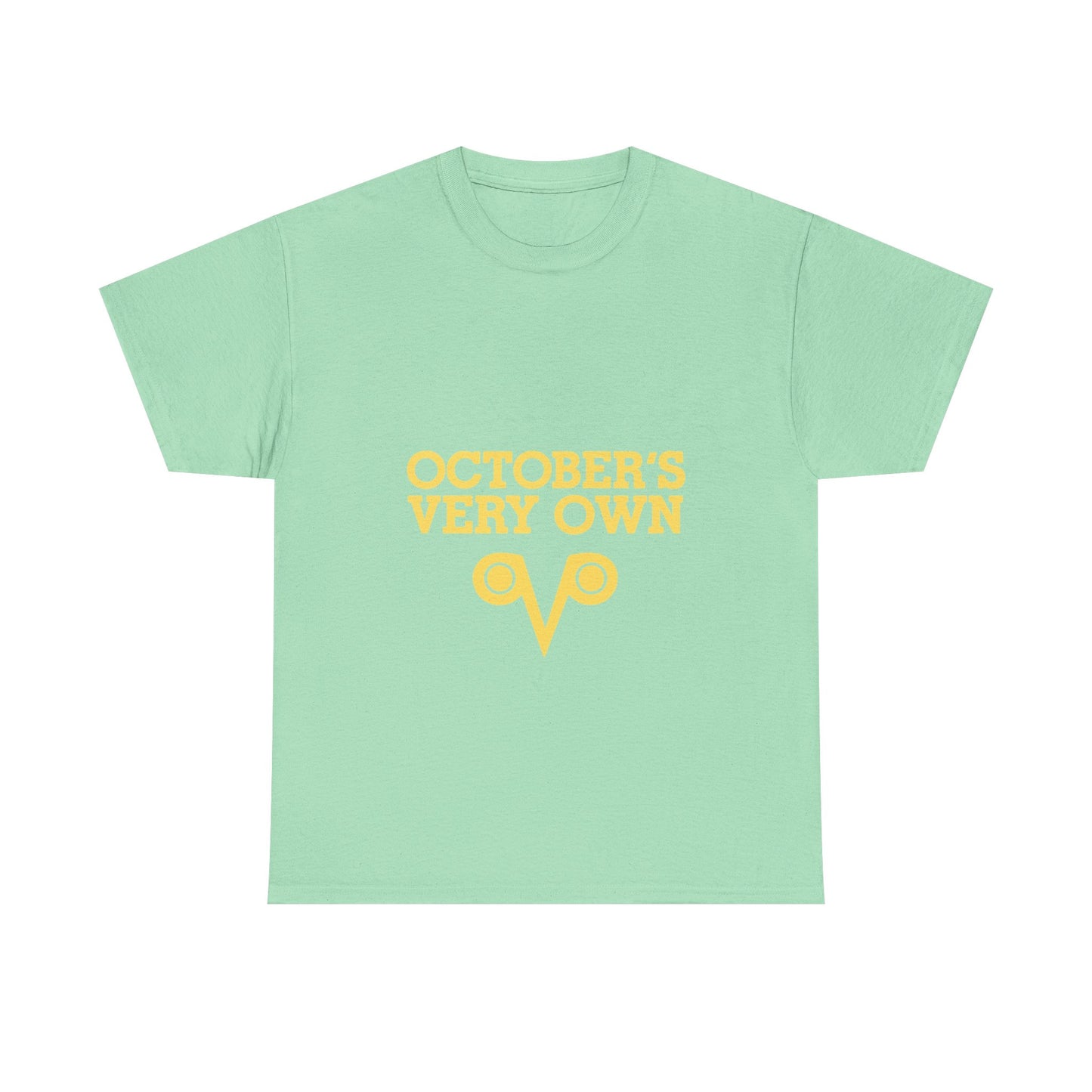 October’s Very Own Bold Logo Heavy Cotton Tee Printify