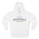 Blue Star Cluster Three-Panel Fleece Hoodie - snazzymerch