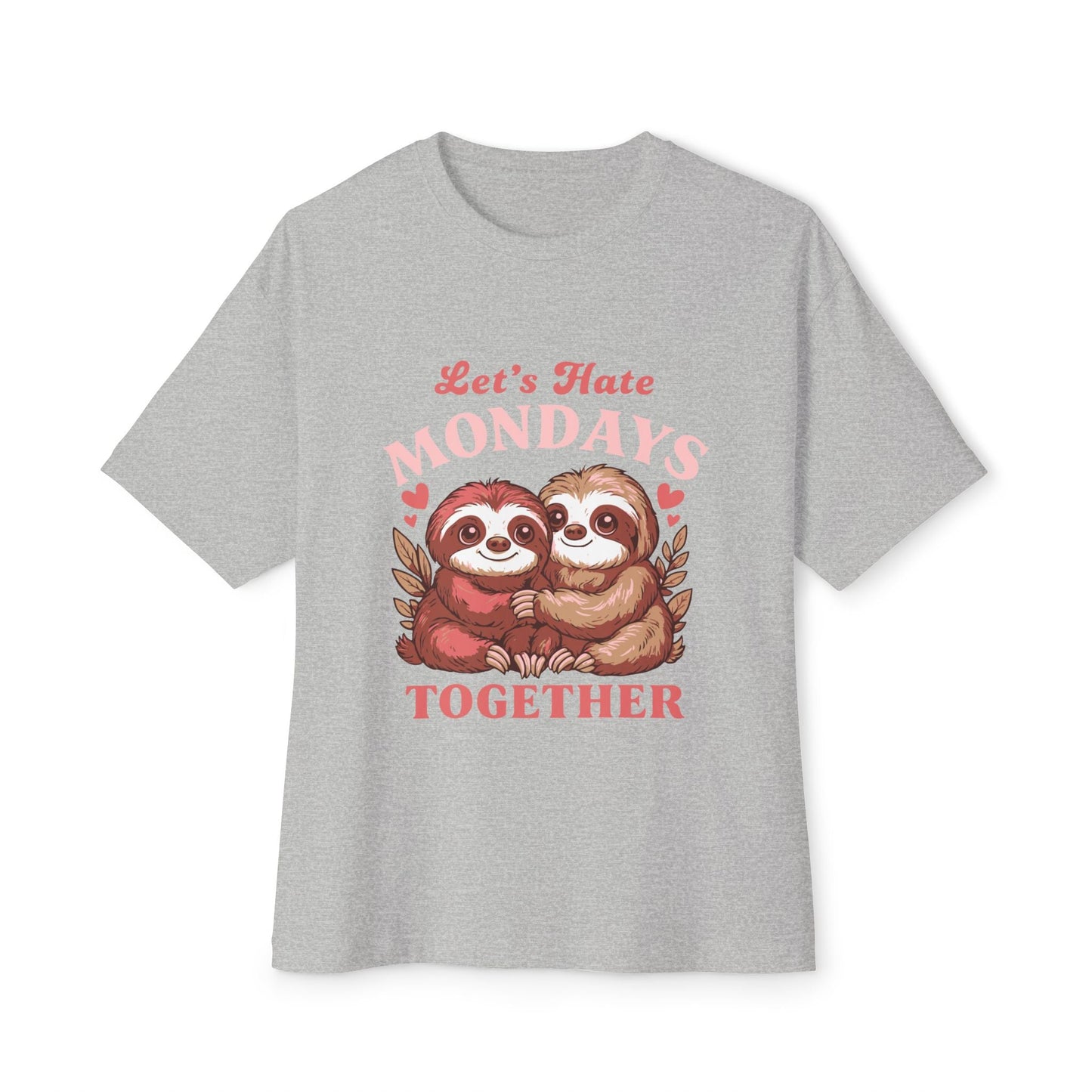 Oversized boxy Tee – Snazzy Lets hate Monday Edition Printify