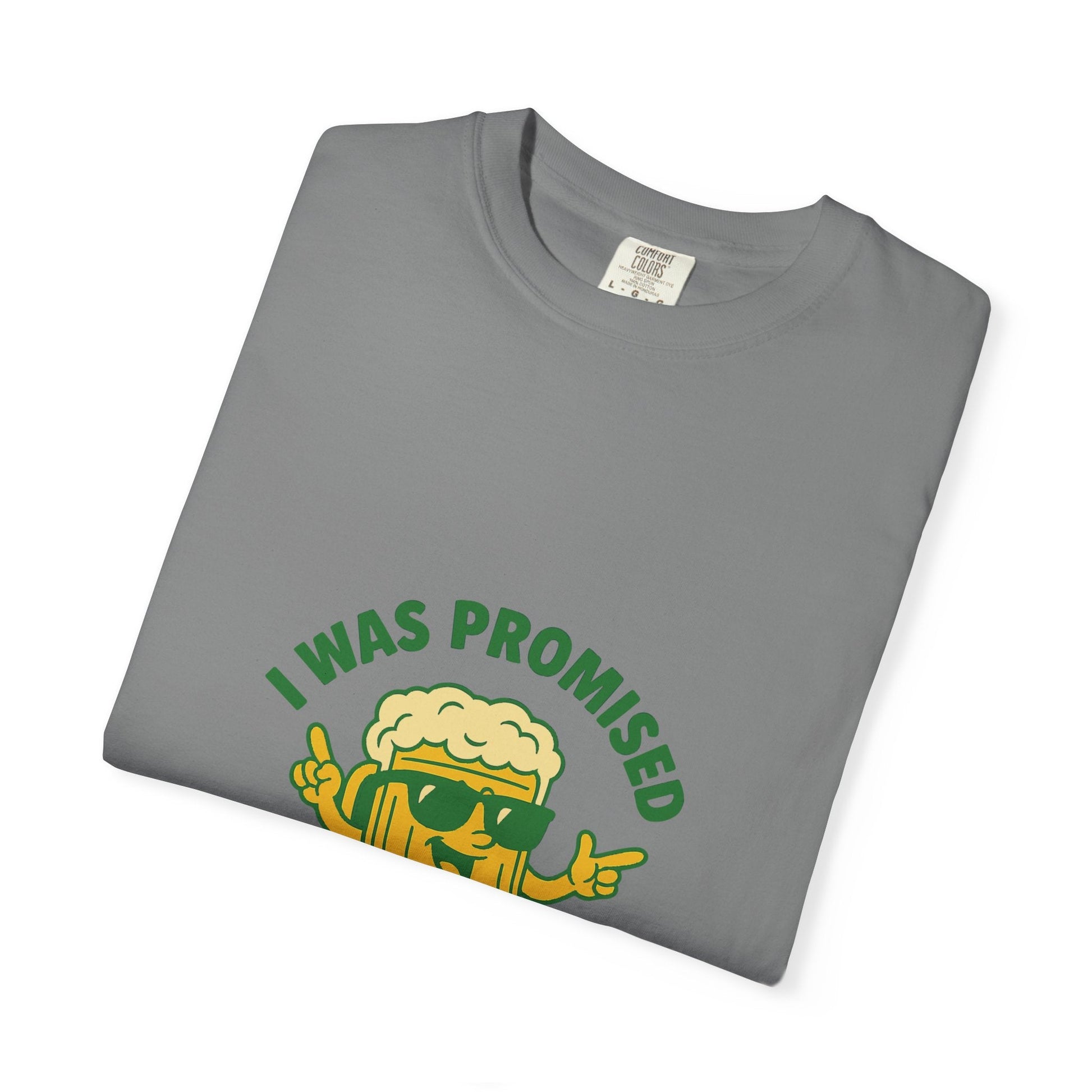 Unisex Garment-Dyed T-shirt – Snazzy Free Beer Edition Printify