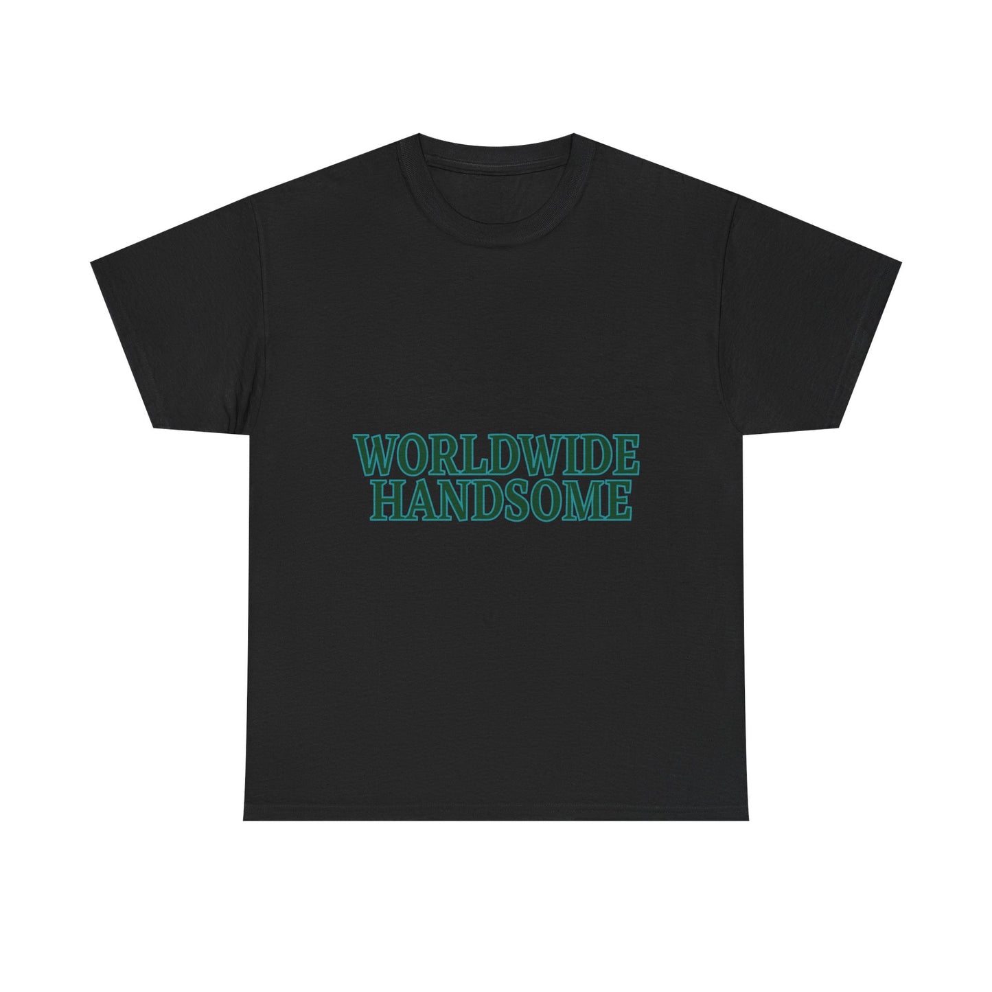 Global Handsome Typography Unisex Heavy Cotton Tee - snazzymerch