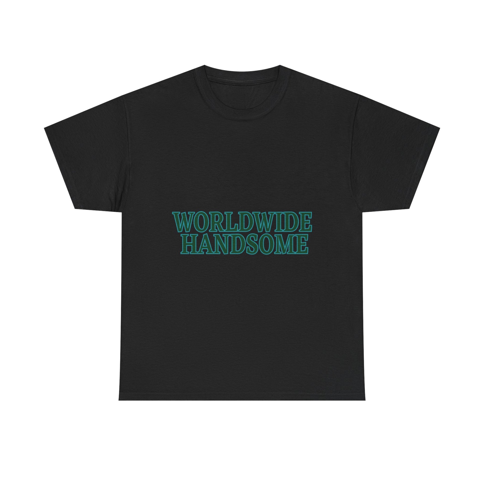 Global Handsome Typography Unisex Heavy Cotton Tee - snazzymerch