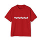 Minimal White Orbit Men's Heavy Oversized Tee - snazzymerch
