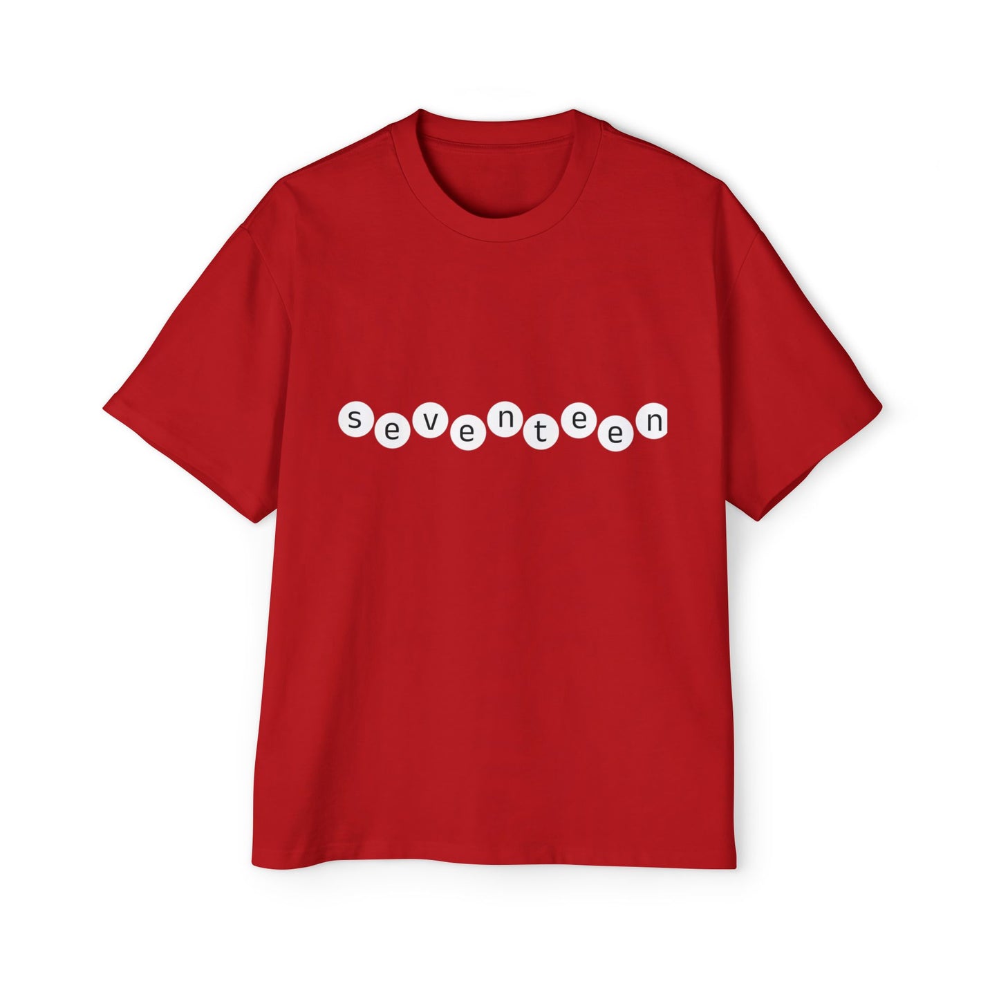 Minimal White Orbit Men's Heavy Oversized Tee - snazzymerch