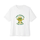Unisex Oversized Tee – Snazzy Free Beer Edition Printify