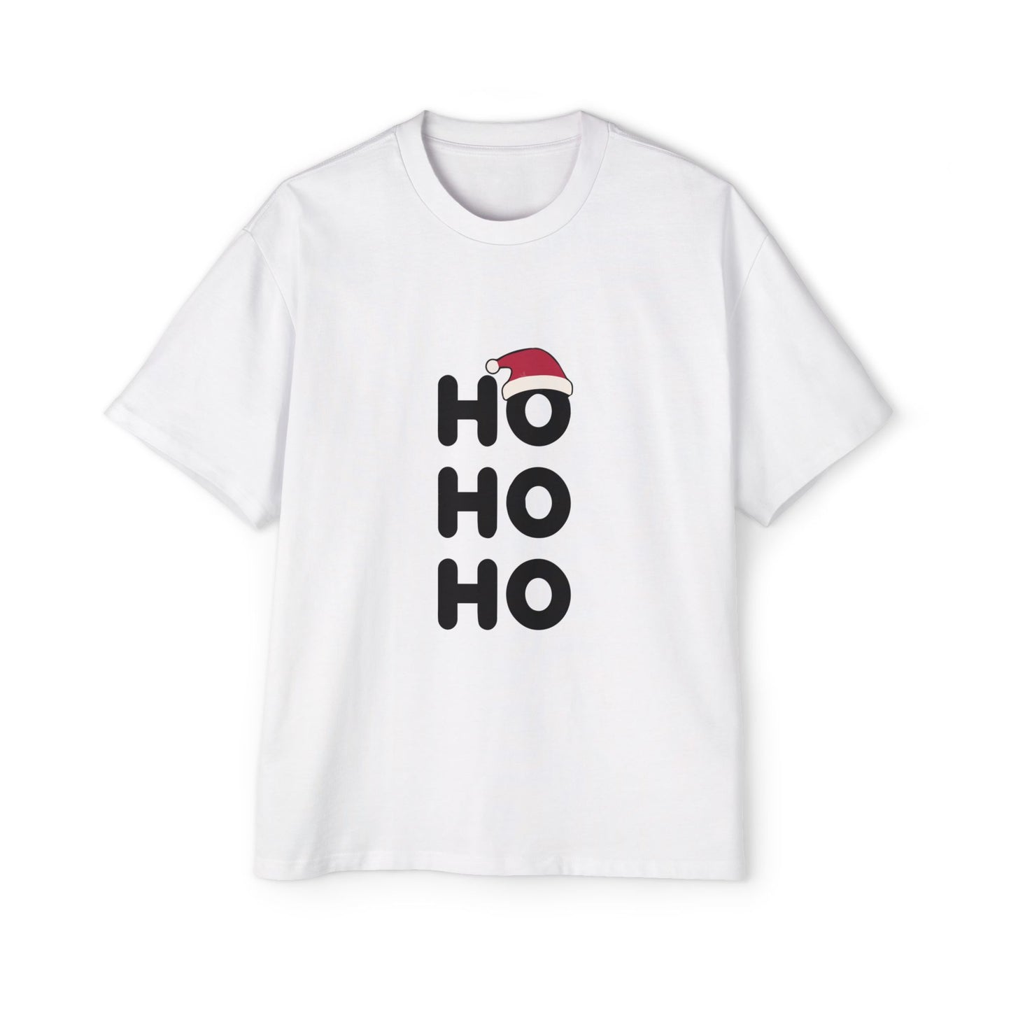 Ho Ho Ho Christmas Oversized Tee – Festive Holiday Graphic T-Shirt Printify
