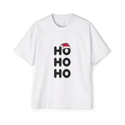 Ho Ho Ho Christmas Oversized Tee – Festive Holiday Graphic T-Shirt Printify