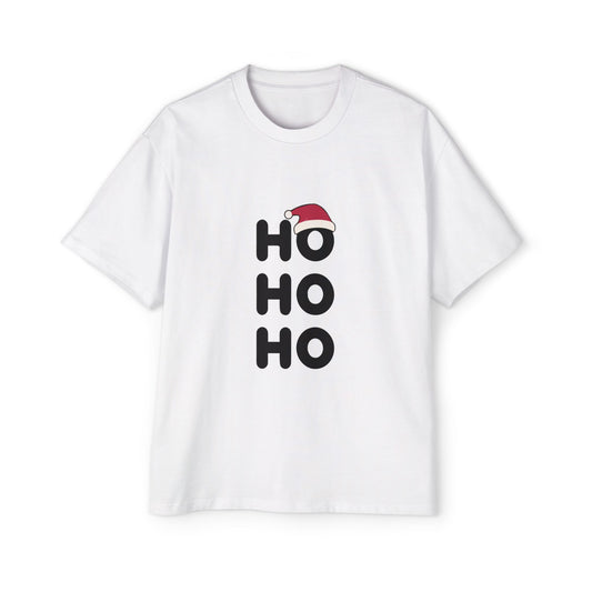 Ho Ho Ho Christmas Oversized Tee – Festive Holiday Graphic T-Shirt Printify