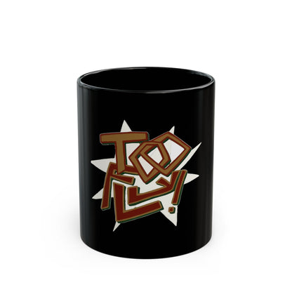 Geometric Lettering Black Mug (11oz, 15oz) - snazzymerch