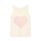 Born Pink Heart Typography – Dyed Tank Top Printify