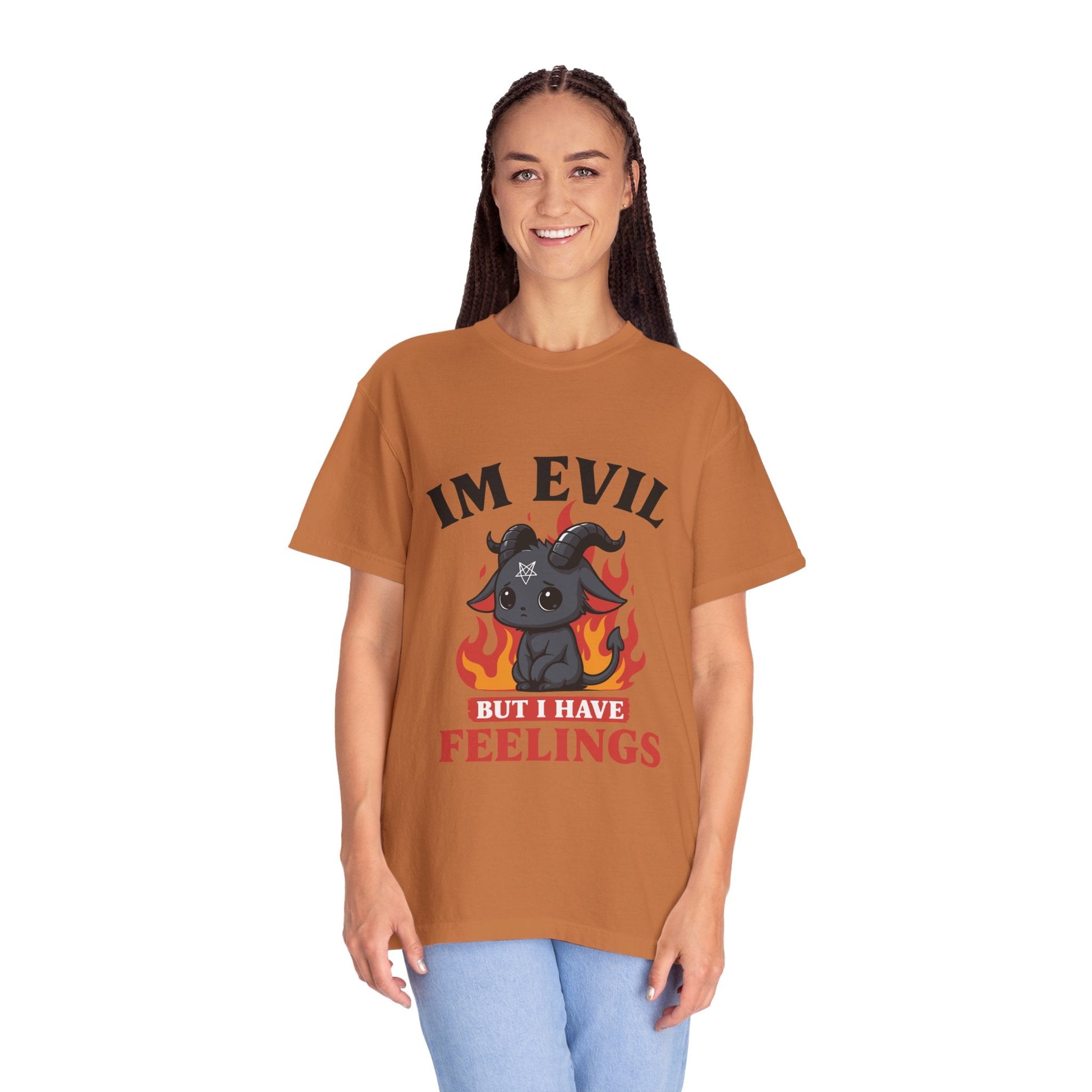 Dyed T-shirt – Snazzy Evil Edition Printify