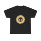 Sunflower Mask Illustration Unisex Heavy cotton Tee Printify