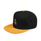 Golden Brush Script Snapback cap Printify