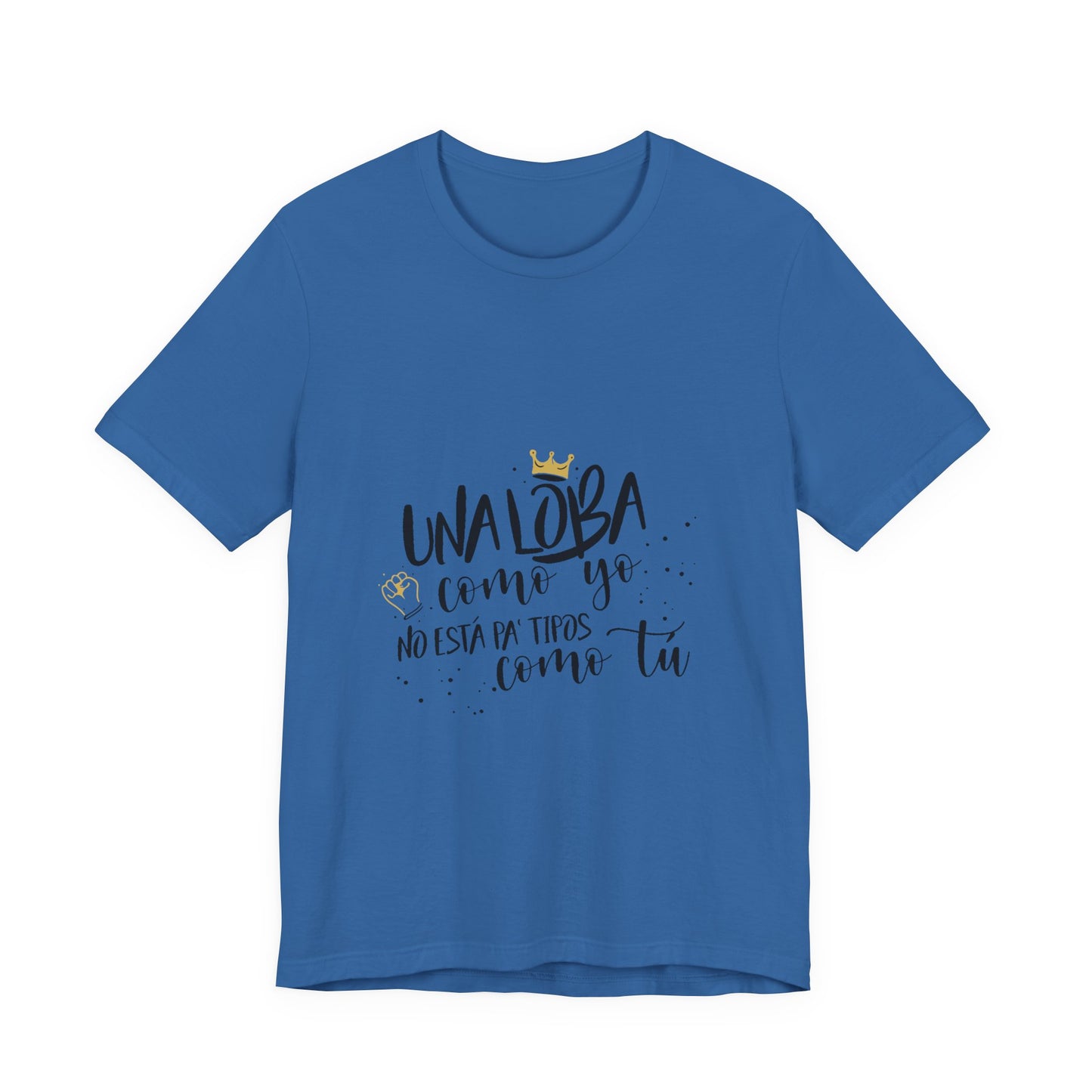 Golden Wolf Energy Unisex jersey short sleeve tee Printify