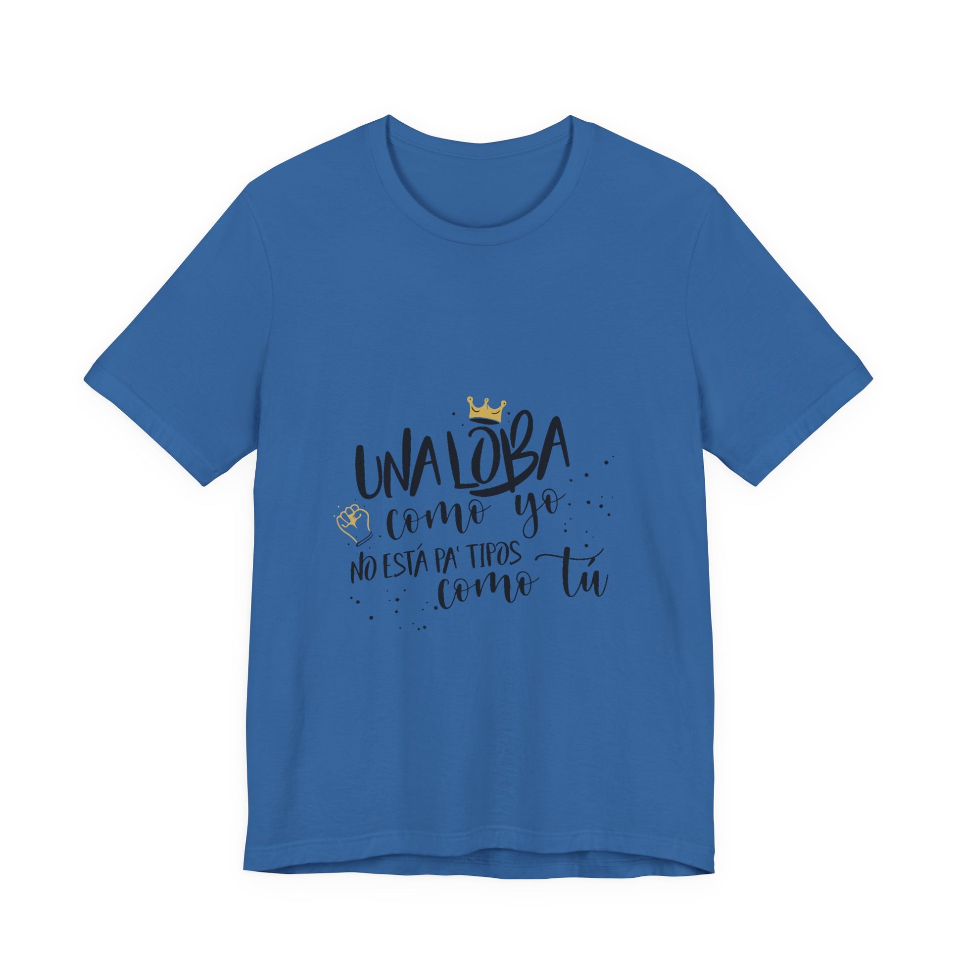 Golden Wolf Energy Unisex jersey short sleeve tee Printify