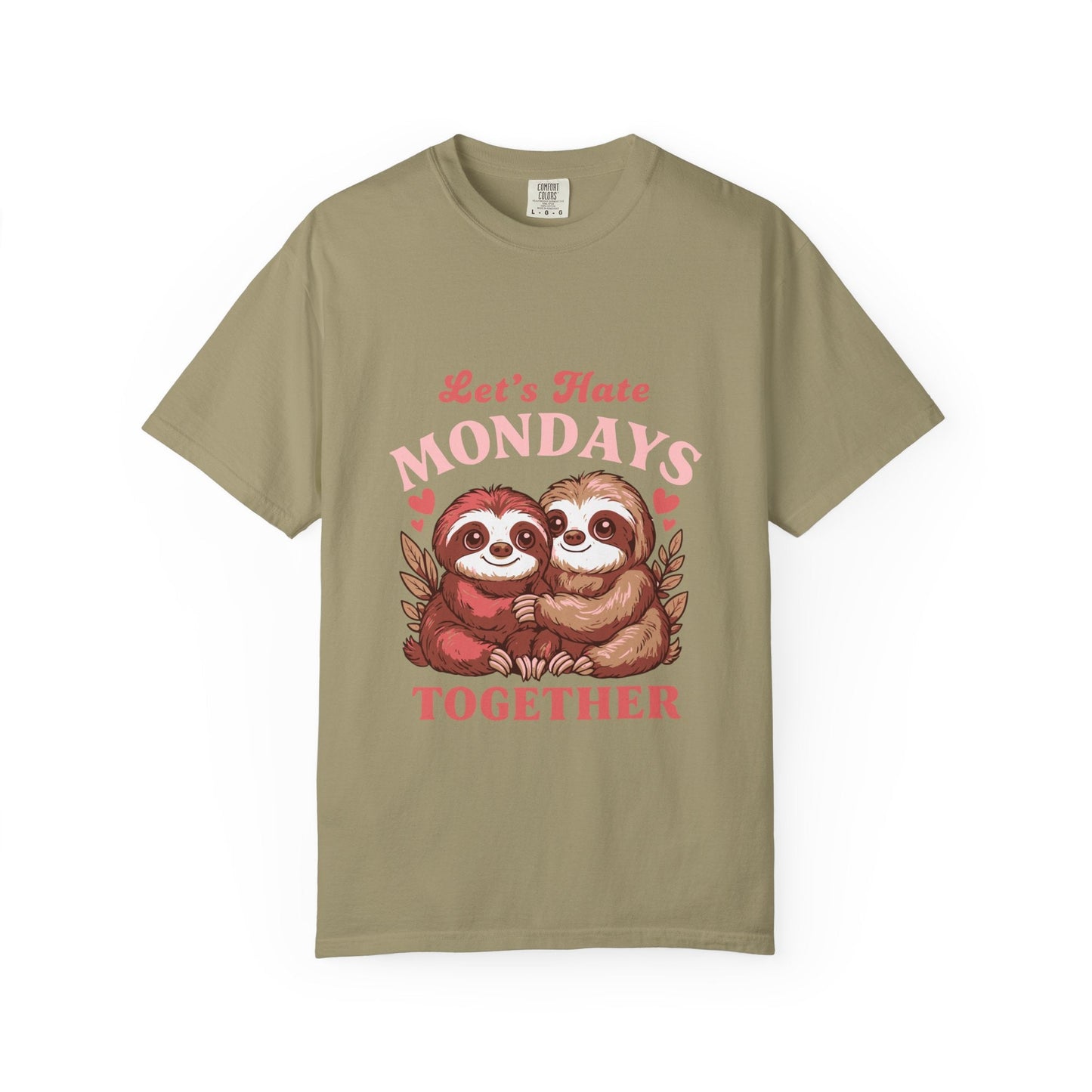 Dyed T-shirt – Snazzy Lets hate Monday Edition Printify