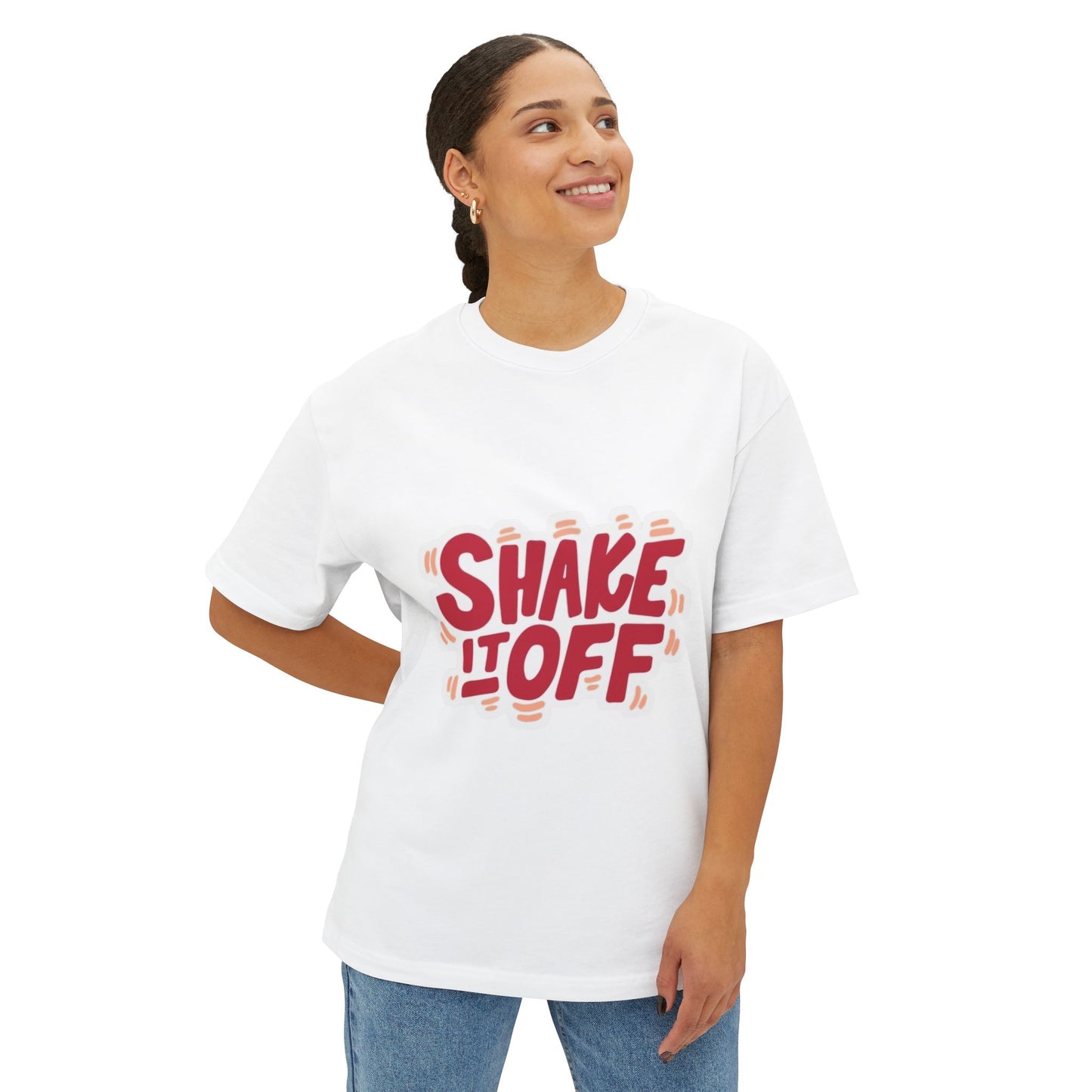 Swift Era Vibes Unisex Oversized Boxy Tee Printify