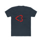 Minimal Heart Symbol Unisex Cotton Tee - snazzymerch