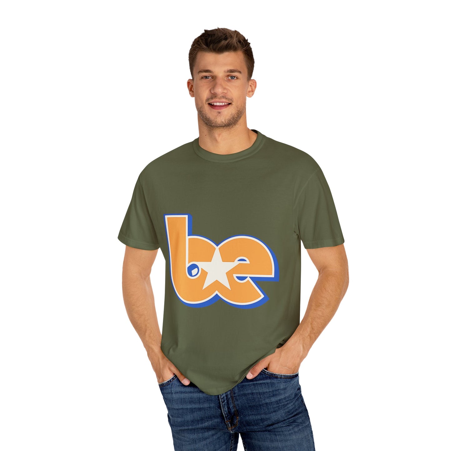 Billie Eilish Inspired Dyed T-shirt – BE Star Retro Edition Printify