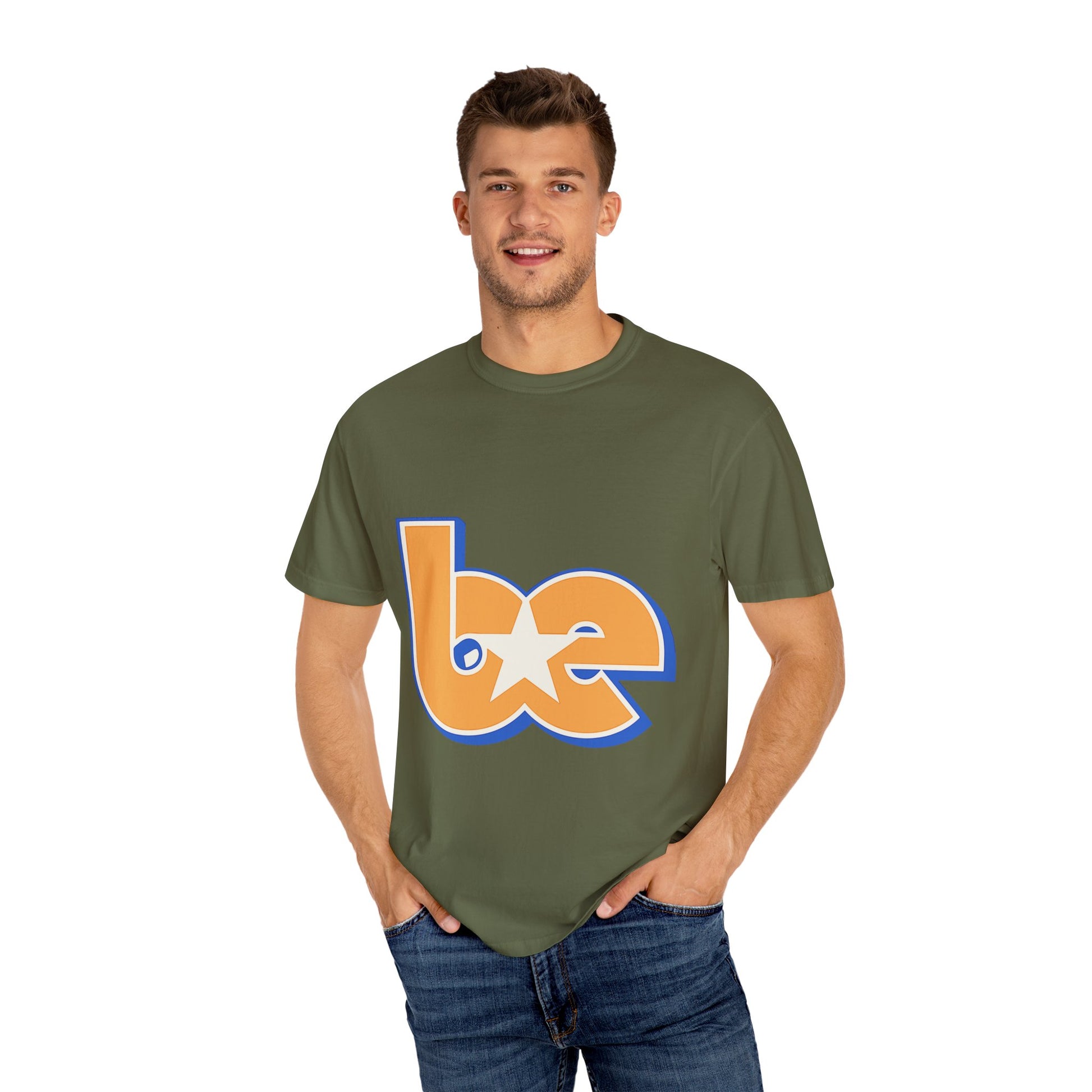 Billie Eilish Inspired Dyed T-shirt – BE Star Retro Edition Printify