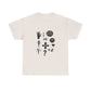 Ocean Wave with Heart Outline Unisex Heavy Cotton Tee Printify