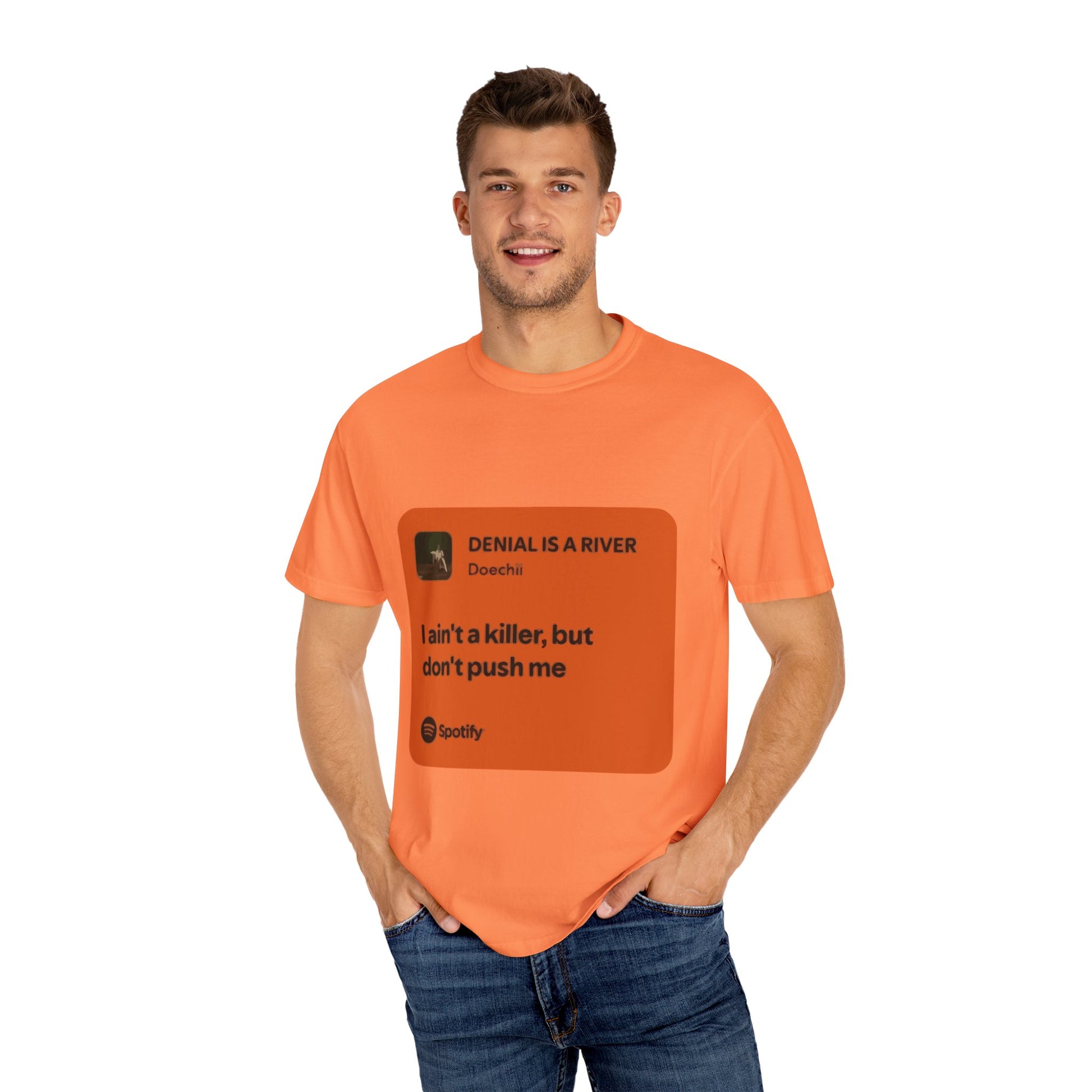 Music Quote Card Unisex Garment-Dyed T-shirt - snazzymerch