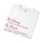Beautiful Script Unisex Garment-Dyed T-shirt - snazzymerch