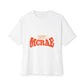 Pastel Retro Unisex Oversized Boxy Tee - snazzymerch