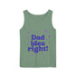 Dad Idea Right! Star & Butterfly-Dyed Tank Top Printify