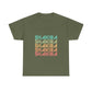 Retro Pop Lines Unisex Heavy cotton tee Printify