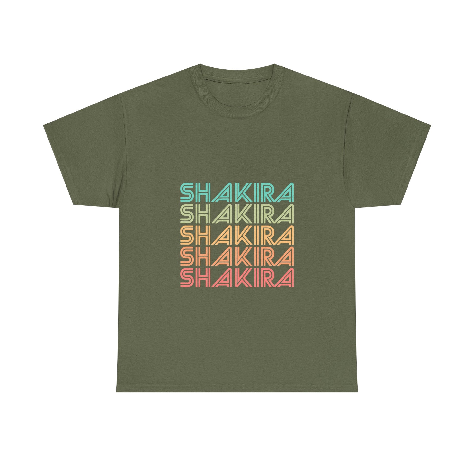 Retro Pop Lines Unisex Heavy cotton tee Printify
