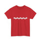 Minimal White Orbit Unisex Heavy Cotton Tee - snazzymerch