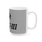 Red Typography Ceramic Mug, (11oz, 15oz) - snazzymerch