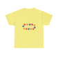 Retro Floral Groove Unisex Heavy cotton tee Printify