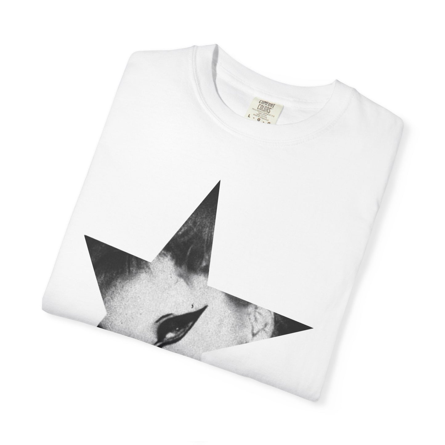Born This Way Star Face-Unisex Dyed Tshirt Printify