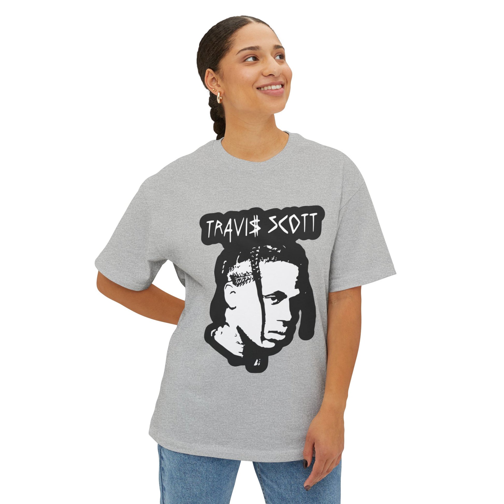 Neon Mirage Unisex Oversized Boxy Tee - snazzymerch