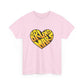 Loud Love Retro Heart Unisex Heavy cotton Tee Printify