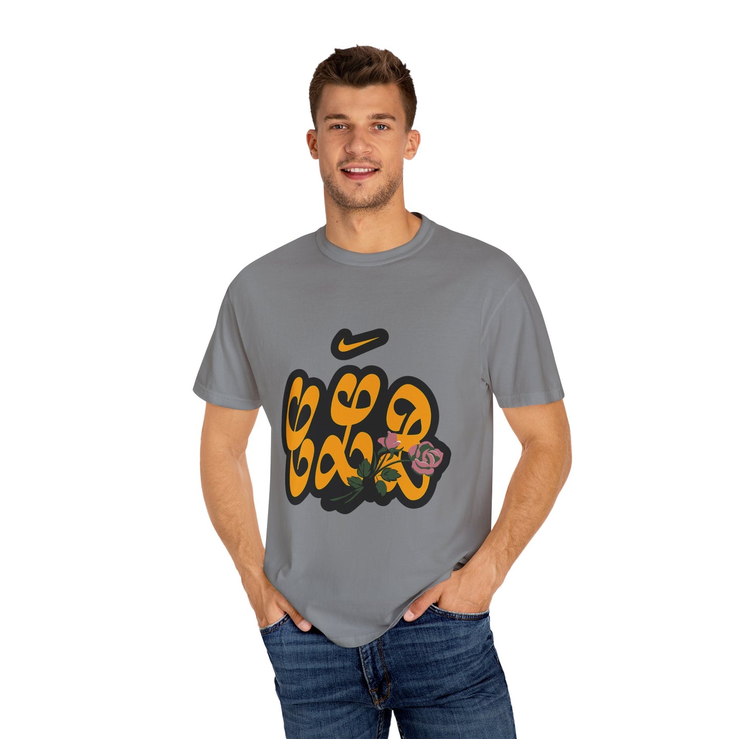 CLB Rose Bloom Dyed Tshirt Printify