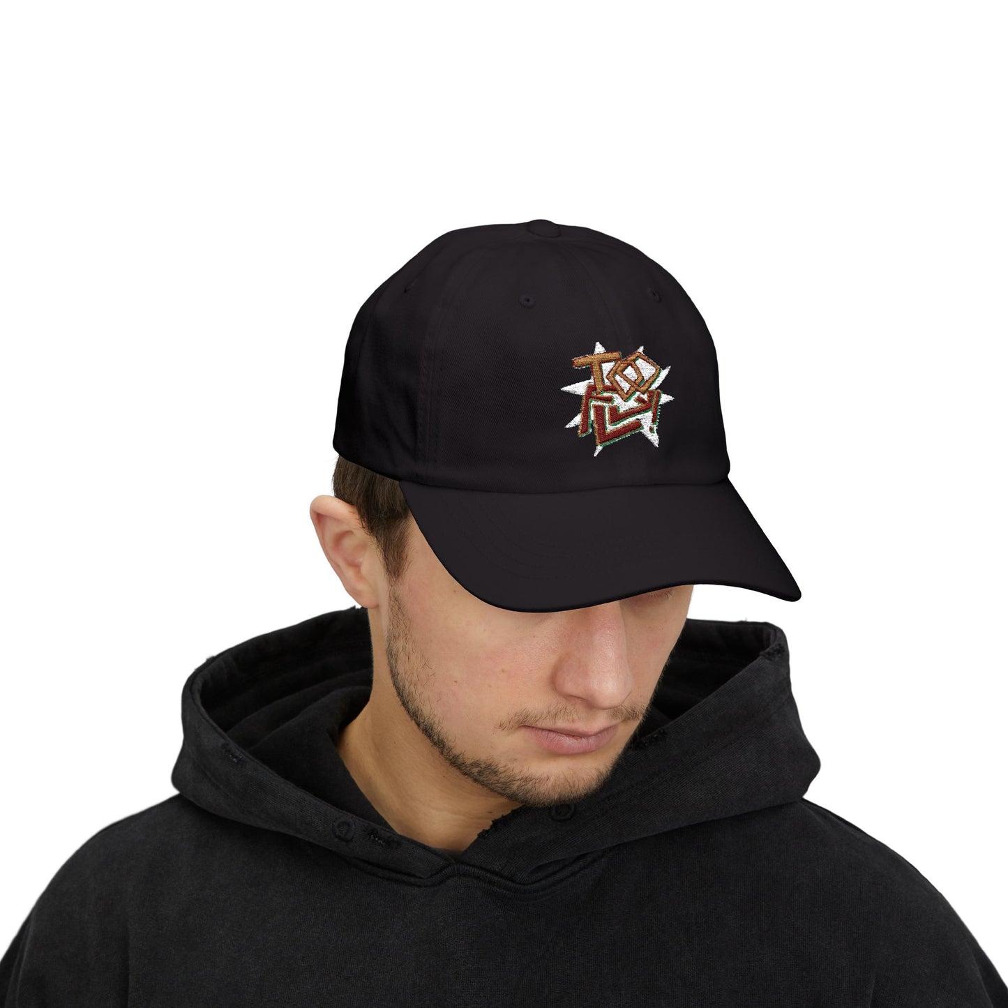 Geometric Lettering Classic Dad Cap - snazzymerch