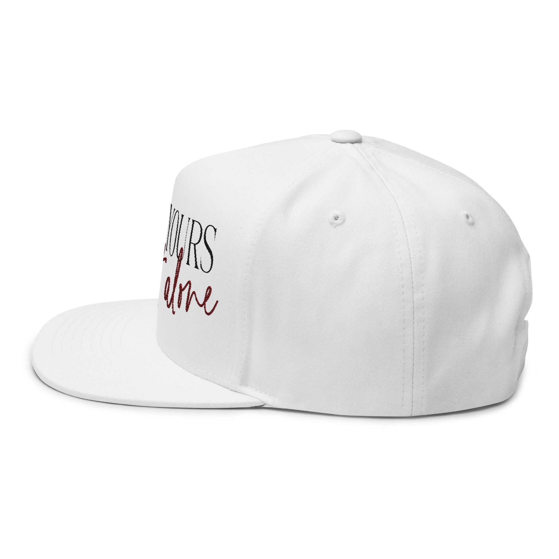 Always Yours Flat Bill Cap (Embroidery) - snazzymerch