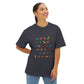 Minimalist Paw Print Oversized Boxy Tee Printify