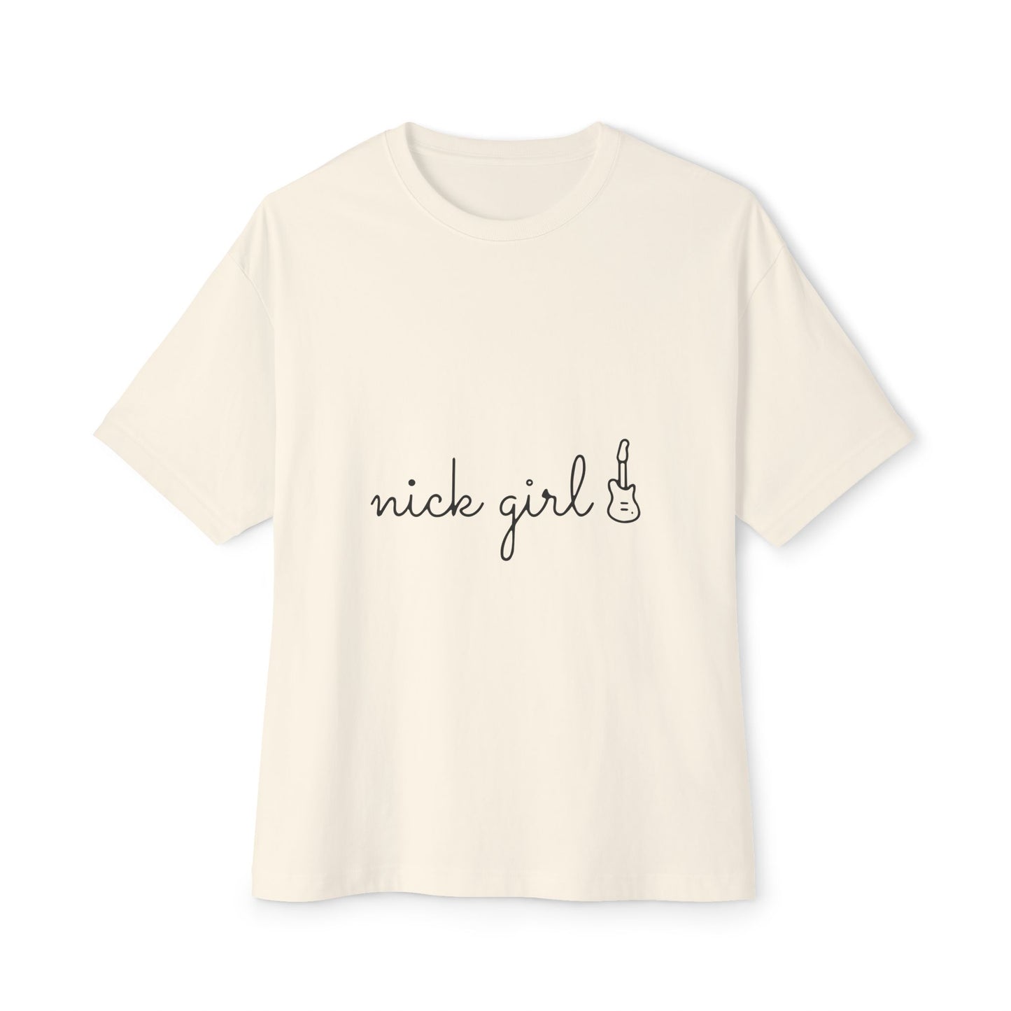 Retro Font Unisex Oversized Boxy Tee - snazzymerch