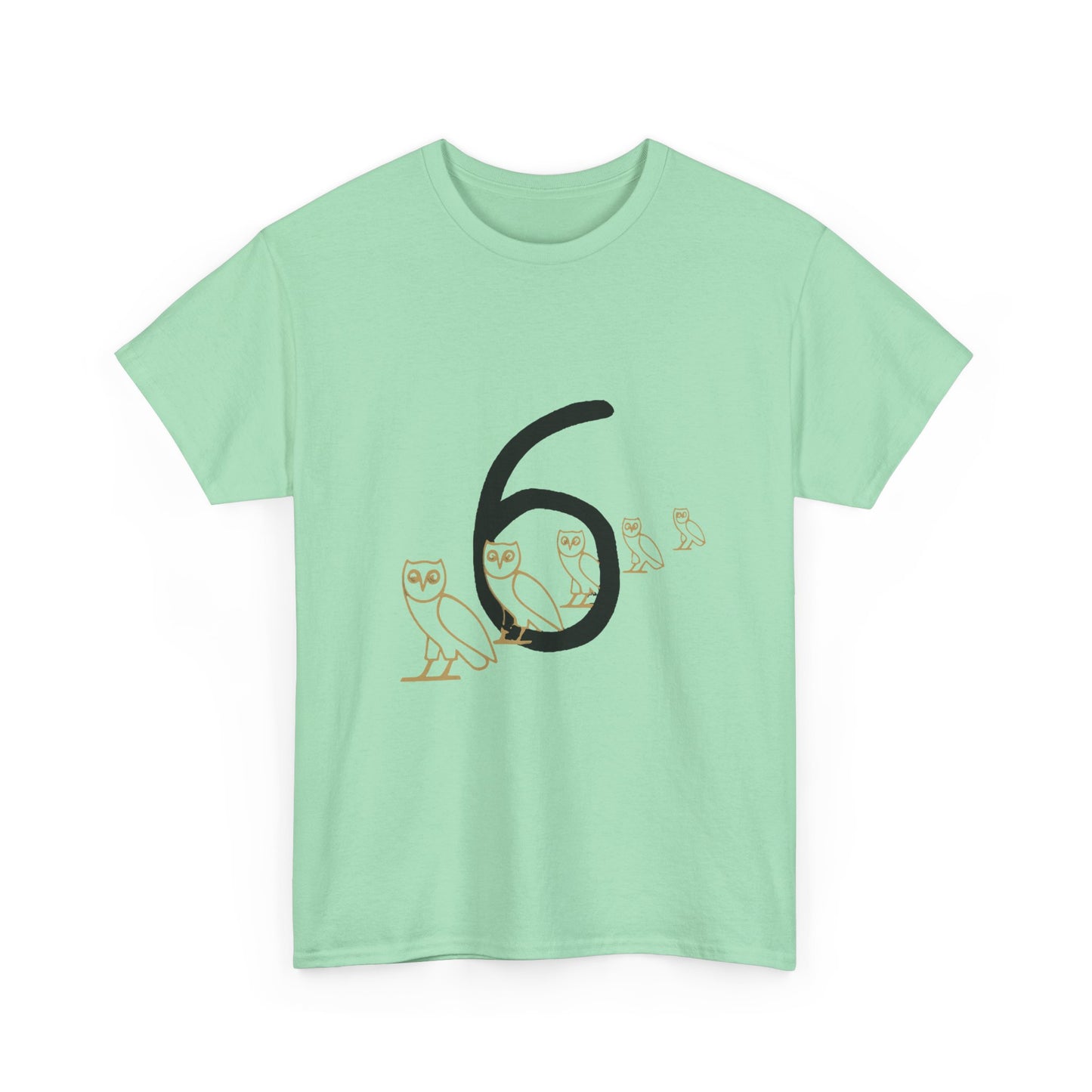 OVO Owl Evolution Heavy Cotton Tee Printify