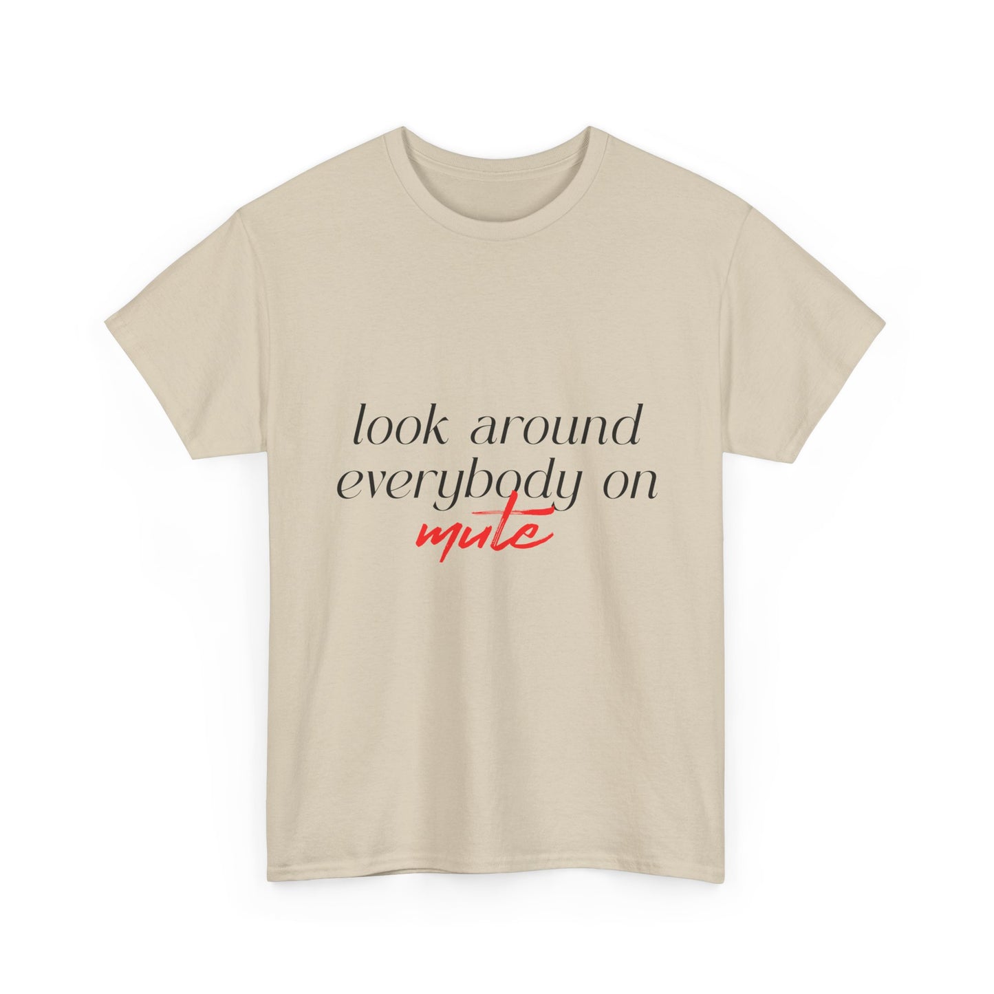 Muted World Unisex Heavy Cotton Tee - snazzymerch