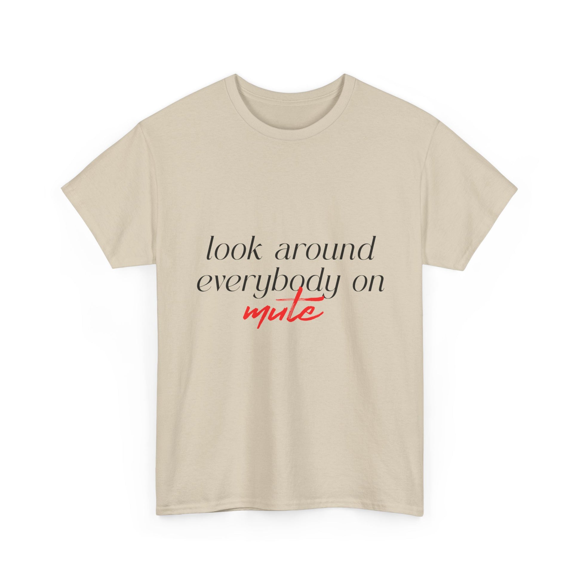 Muted World Unisex Heavy Cotton Tee - snazzymerch
