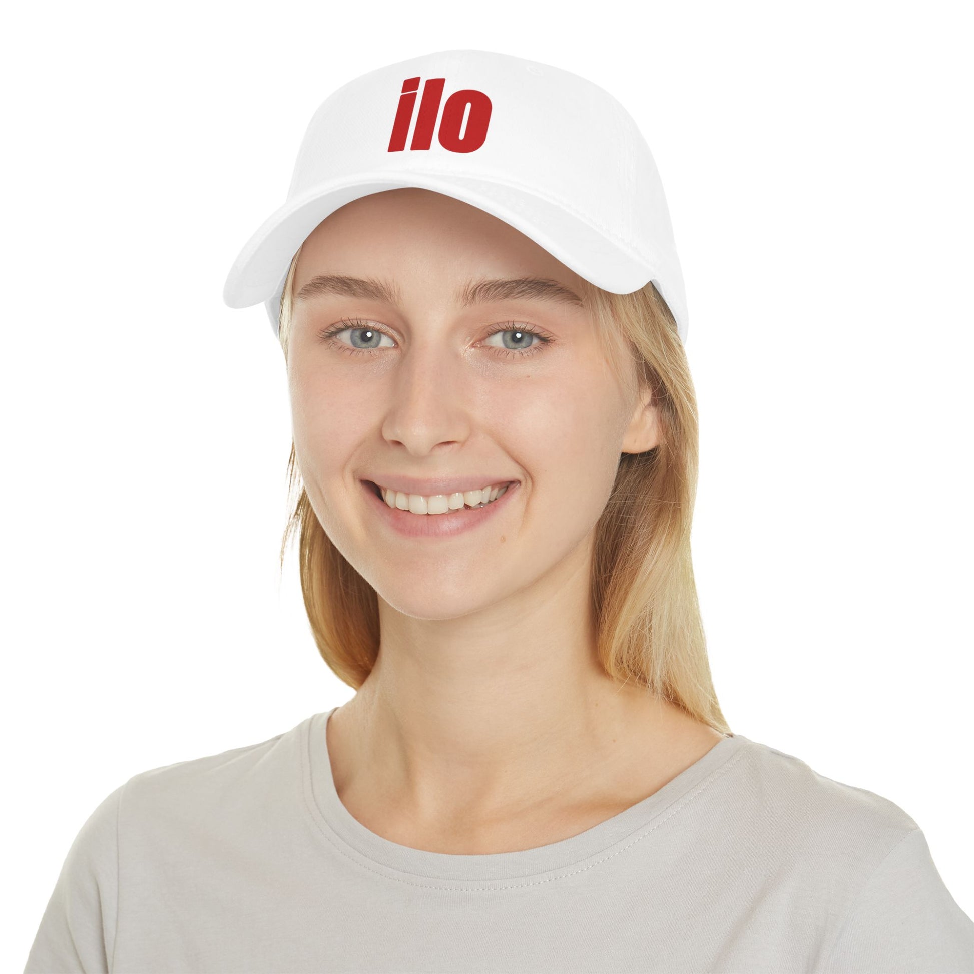 Billie Eilish Inspired Baseball Cap – Bold Red Block Edition Printify