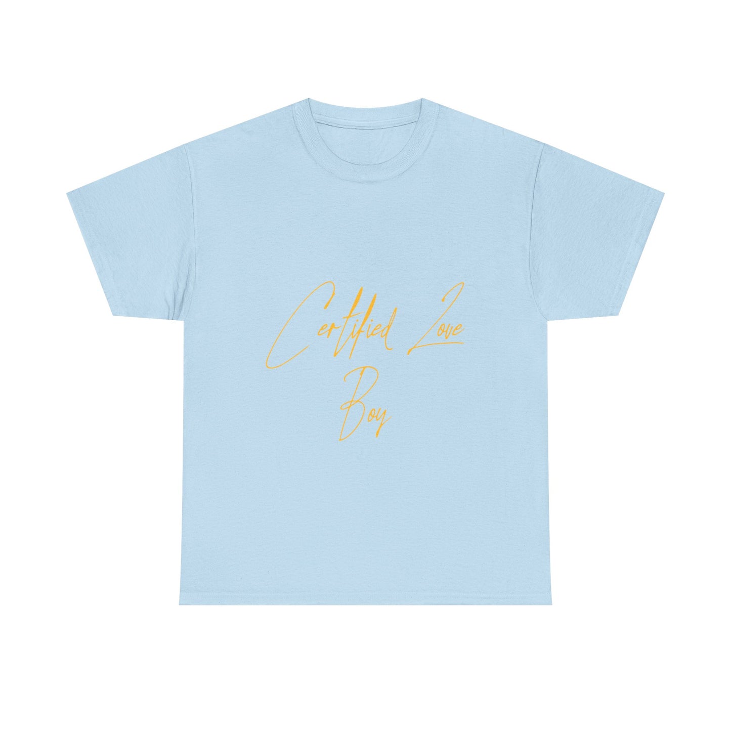 Certified Lover Boy Script Heavy Cotton Tee Printify