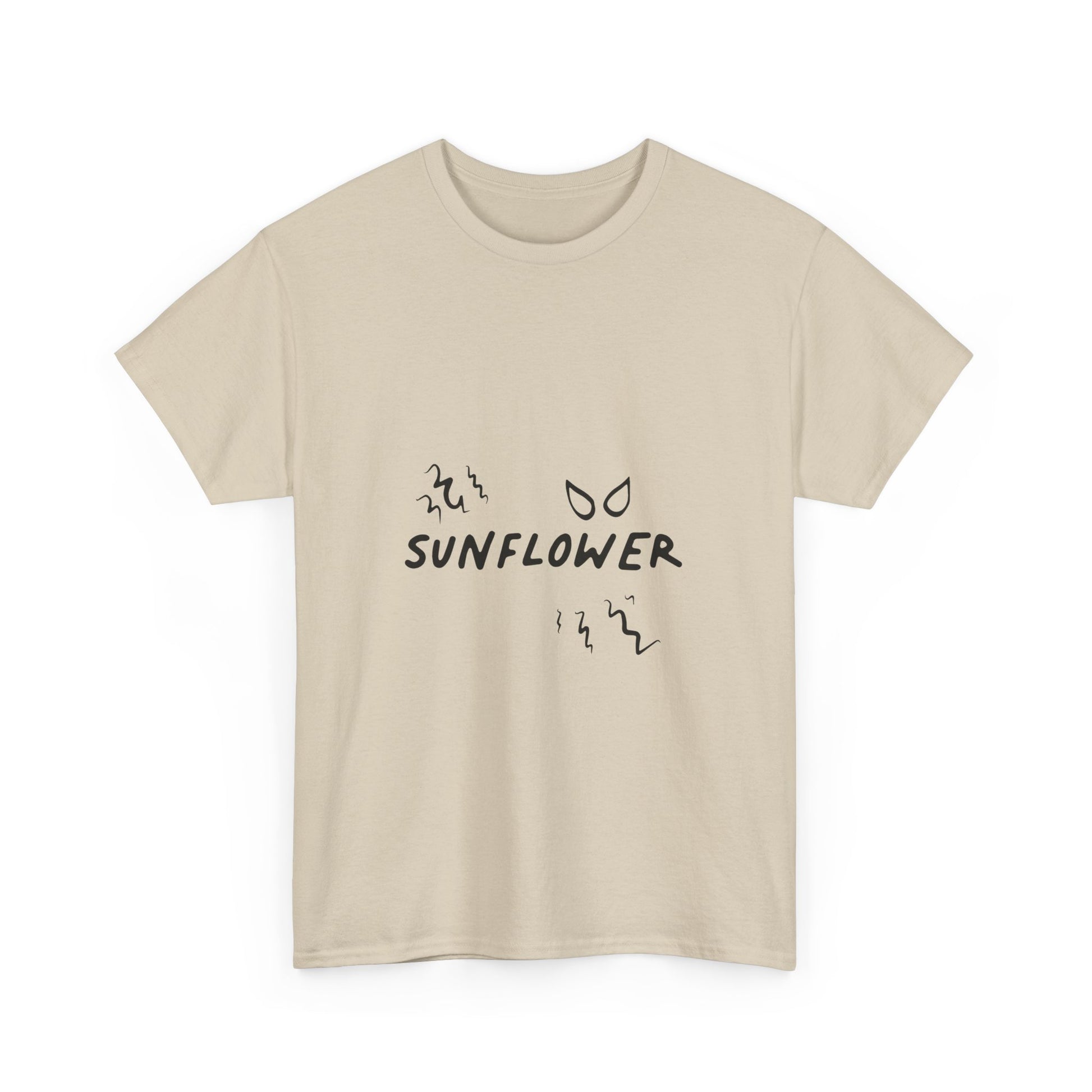 Yellow Barbed Wire Disc Unisex Heavy cotton Tee Printify